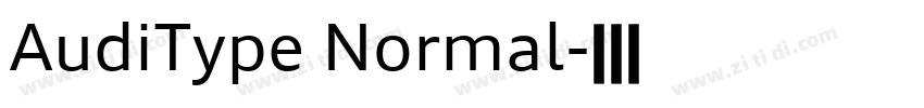 AudiType Normal字体转换 AudiType Normal字体转换
